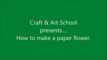 How to make simple & easy paper flower - 4 _ Kirigami _ Paper Cutting Craft Videos & Tutorials.-tY