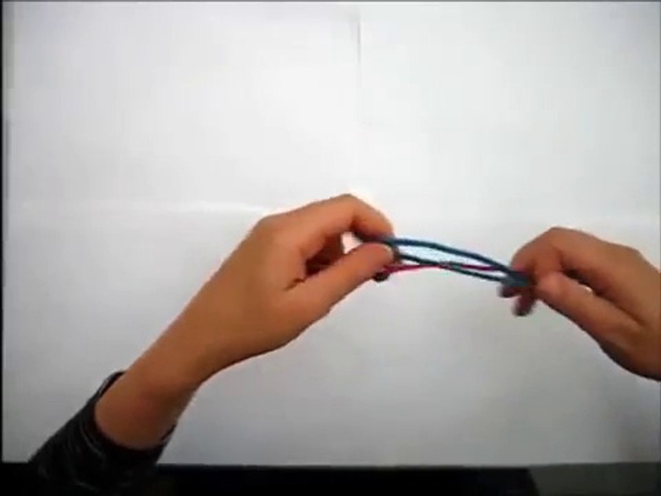 Scoubidou Anleitung einfach - Runde Knoten - Bänder Basteln _ flechten-MHj