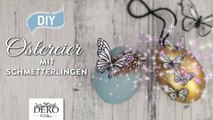 DIY - hübsche Ostereier mit Schmetterlingen und Blüten aus Papier basteln [How to] Deko Kitchen-ZHaB1QoL