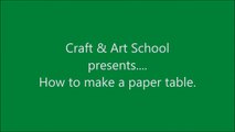 How to make origami paper table - 2 _ Origami _ Paper Folding Craft Videos & Tutorials.-gI-4rfA