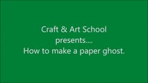 How to make origami paper ghost _ Origami _ Paper Folding Craft Videos & Tutorials.-R