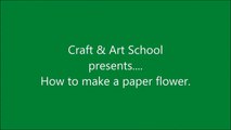 How to make simple & easy paper flower - 4 _ Kirigami _ Paper Cutting Craft Videos & Tutorials.-tYOGjQi