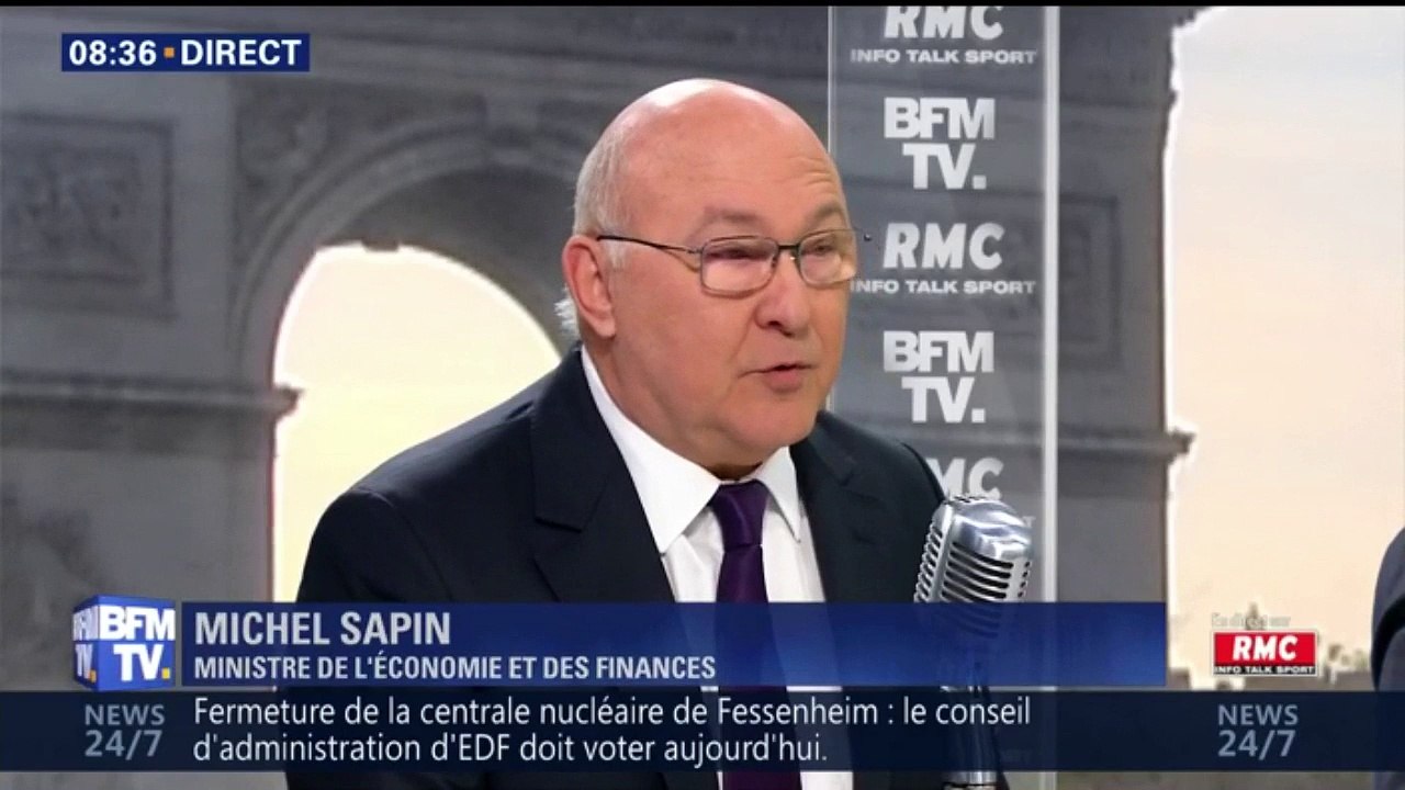 Michel Sapin: "Le candidat de mon parti c’est Benoît Hamon, je voterai donc Benoît Hamon"