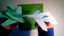 How To Make An Origami F14 Tomcat Fighter Jet Paper Airplane - Easy Paper Plane Origami Jet Fighter-DE