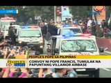 Pope Francis on his way to Villamor Airbase | Pinoy MD