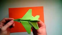 How To Make An Origami F16  Fighter Jet Paper Airplane - Easy Paper Plane Origami Jet Fighter-P623wUv
