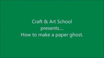 How to make origami paper ghost _ Origami _ Paper Folding Craft Videos & Tutorials.-R
