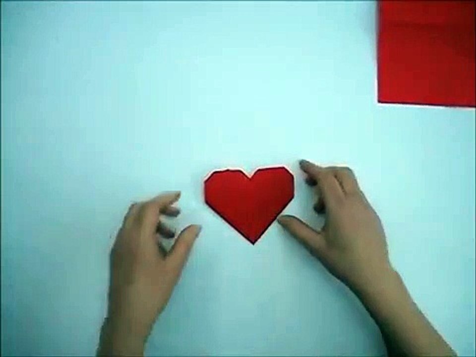 Herz falten - Origami - einfach-nNiq0IX