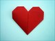 How to fold an origami heart - paper - simple - craft - paper work - hand work - folding instruction-v__C