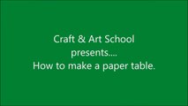 How to make origami paper table - 2 _ Origami _ Paper Folding Craft Videos & Tutorials.-gI-4