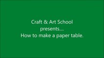 How to make origami paper table - 2 _ Origami _ Paper Folding Craft Videos & Tutorials.-gI-4rfAt