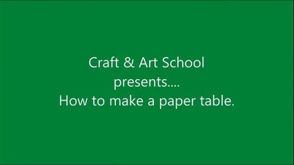 How to make origami paper table - 2 _ Origami _ Paper Folding Craft Videos & Tutorials.-gI-4r