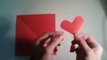 Origami Easy Valentine's Day Heart-FHd07