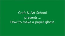 How to make origami paper ghost _ Origami _ Paper Folding Craft Videos & Tutorials.-RD7mHX