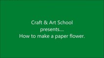 How to make simple & easy paper flower - 4 _ Kirigami _ Paper Cutting Craft Videos & Tutorials.-tYOGj