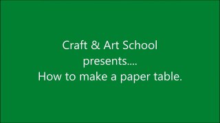 How to make origami paper table - 2 _ Origami _ Paper Folding Craft Videos & Tutorials.-gI
