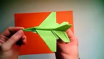 How To Make An Origami F16  Fighter Jet Paper Airplane - Easy Paper Plane Origami Jet Fighter-P62
