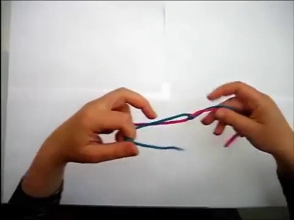 Scoubidou Anleitung einfach - Runde Knoten - Bänder Basteln _ flechten-MHju