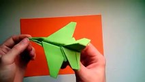 How To Make An Origami F16 Fighter Jet Paper Airplane Easy