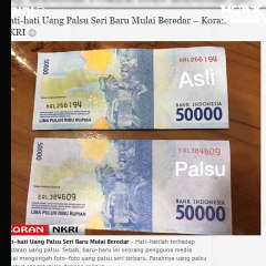 Hoax Uang Palsu