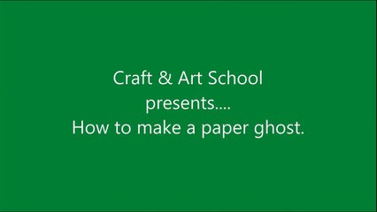 How to make origami paper ghost _ Origami _ Paper Folding Craft Videos & Tutorials.-RD7mHXoa