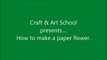 How to make simple & easy paper flower - 4 _ Kirigami _ Paper Cutting Craft Videos & Tutorials.-tYOGj