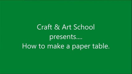 How to make origami paper table - 2 _ Origami _ Paper Folding Craft Videos & Tutorials.-gI-4rfAtd