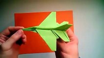 How To Make An Origami F16  Fighter Jet Paper Airplane - Easy Paper Plane Origami Jet Fighter-P623