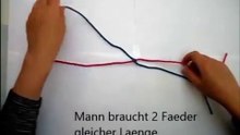 Scoubidou Anleitung einfach - Runde Knoten - Bänder Basteln _ flechten-MHj