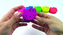 Rainbow Colors Kinetic Sand Hello Kitty Mickey Mouse Toys for Kids Learn Colors-gNFinFw