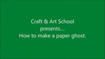 How to make origami paper ghost _ Origami _ Paper Folding Craft Videos & Tutorials.-RD7m