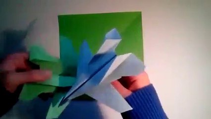 How To Make An Origami F14 Tomcat Fighter Jet Paper Airplane - Easy Paper Plane Origami Jet Fighter-DE