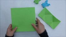 Folding frog easy way-U