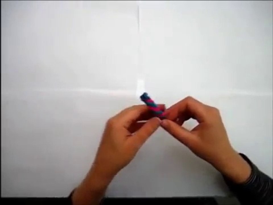 Scoubidou Anleitung einfach - Runde Knoten - Bänder Basteln _ flechten-MHjud