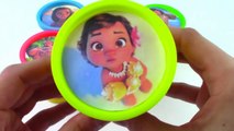 Learn Colors Modeling Clay DISNEY MOANA learn Colors Play Doh Cans Surprise Toys Modelling Clay-15gwICpO