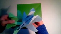 How To Make An Origami F14 Tomcat Fighter Jet Paper Airplane - Easy Paper Plane Origami Jet Fighter-DER