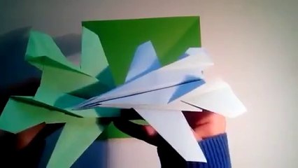 How To Make An Origami F14 Tomcat Fighter Jet Paper Airplane - Easy Paper Plane Origami Jet Fighter-DERm_h
