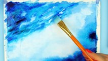 Watercolor For Beginners _ Supplies & Watercolor Techniques for Beginners & Painting the Ocean-Wg_