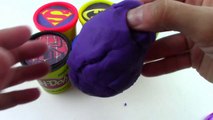 Learn Colors Play Doh Cups Modelling Clay Toys MARVEL AVENGERS, IRON MAN, CAPTAIN AMERICA, SPIDERMAN-Q75U7FcF