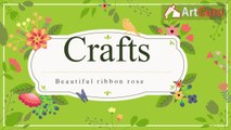 Ribbon Craft - Ribbon Art -  How to make a simple ribbon rose-ywG23