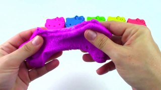 Rainbow Colors Kinetic Sand Hello Kitty Mickey Mouse Toys for Kids Learn Colors-gNFinFwC