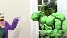 Spiderman UNMASKED! Spiderman vs Joker w_ Frozen Elsa, Joker Girl, Hulk, Batman - Funny Superheroes-At