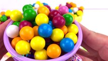 Gum ball Ice Cream Surprise Toys Disney Night Garden Pixar Cars MLP Learn Colors Play Doh Molds-ZmpMpKS