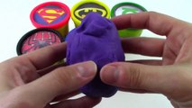 Learn Colors Play Doh Cups Modelling Clay Toys MARVEL AVENGERS, IRON MAN, CAPTAIN AMERICA, SPIDERMAN-Q75U7FcF