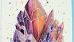 Painting with Watercolors & Q&A _ Crystal Cluster Painting With Watercolors _ Painting with mako-JDF