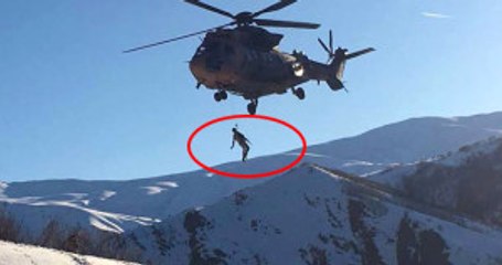 Asker, PKK'nın İnlerine Tepeden Daldı
