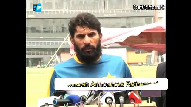 Misbah ul Haq Announces retirement from international cricket