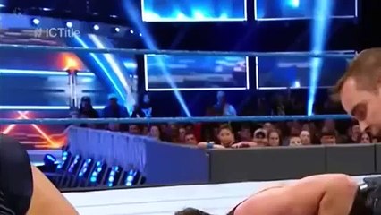 Dean Ambrose  def The Miz for IC Championship   WWE Smackdown Live 16 January 2017 16 1 2017 HD