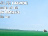 DotFoto Panasonic DMWBCL7 DMWBCL7E DMWBCL7PP Batterie x4 et Chargeur de batterie