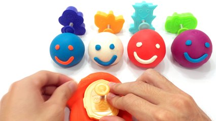 Learn Colors With Play Doh for Children and Toddlers - Smile Colours for kids